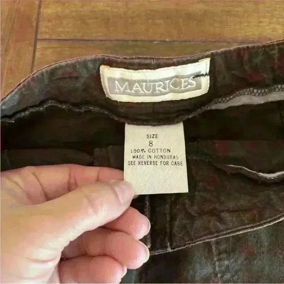 Vintage Maurice's 2 Piece Set Skirt and Button Up Top Plaid Size 8/L - Picture 15 of 15